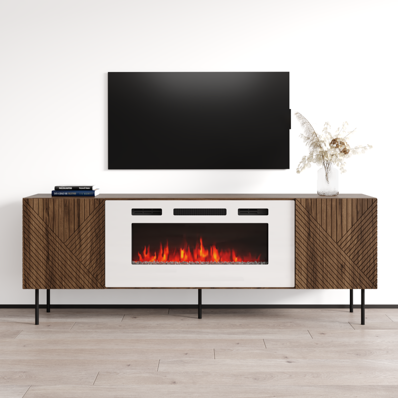 Art Deco WH-EF Fireplace TV Stand - Meble Furniture