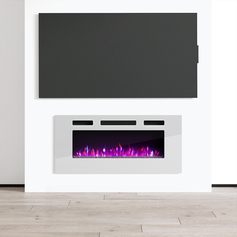 40" Electric Fireplace Heater - Meble Furniture