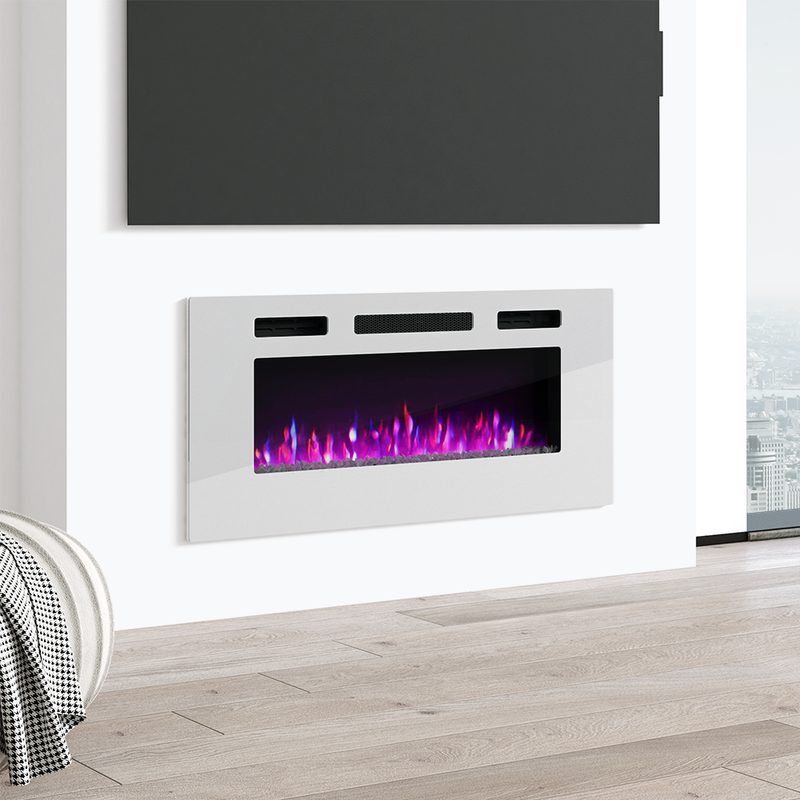 40" Electric Fireplace Heater - Meble Furniture