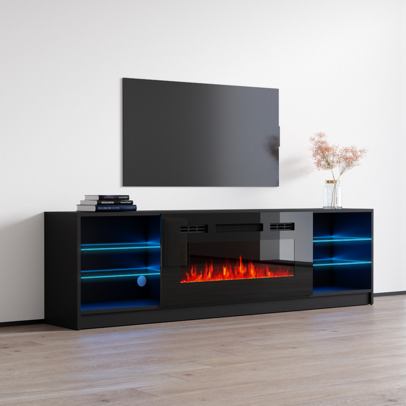 Boston 01 Fireplace TV Stand - Meble Furniture