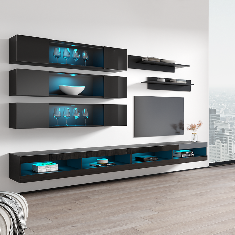 Fly J 34TV Floating Entertainment Center - Meble Furniture