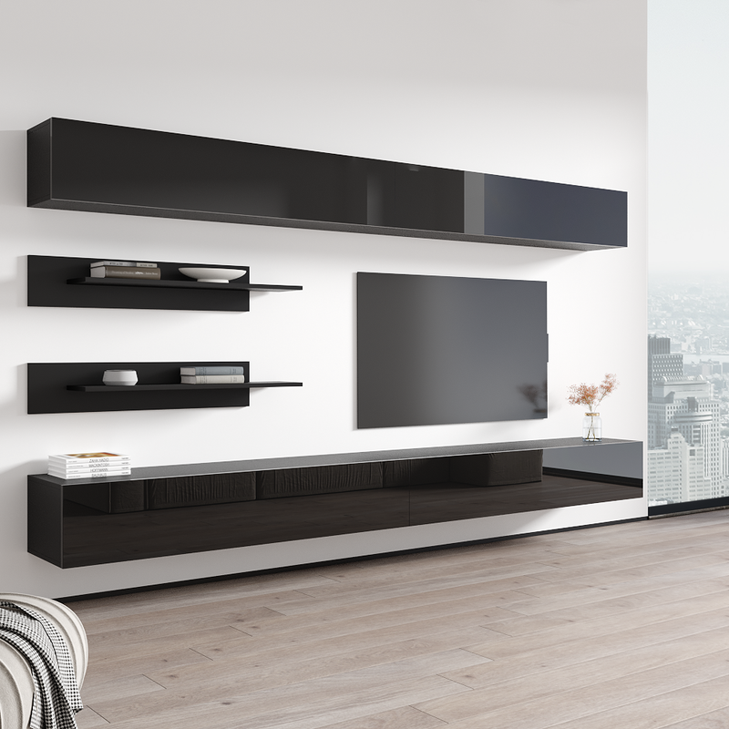 Floating discount entertainment console