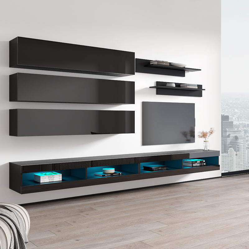 Fly J 34TV Floating Entertainment Center - Meble Furniture
