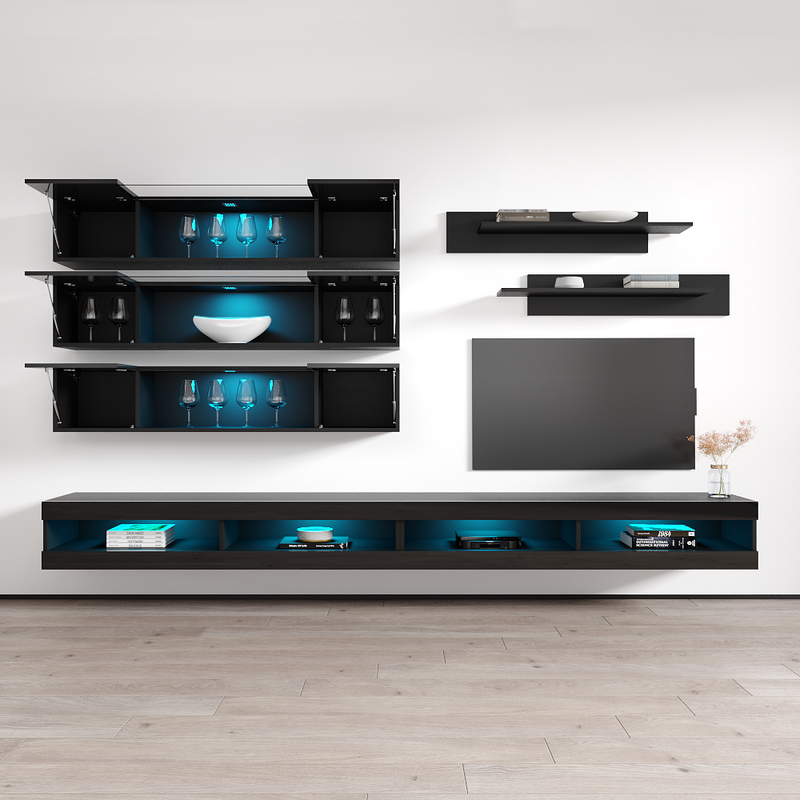Fly J 34TV Floating Entertainment Center - Meble Furniture