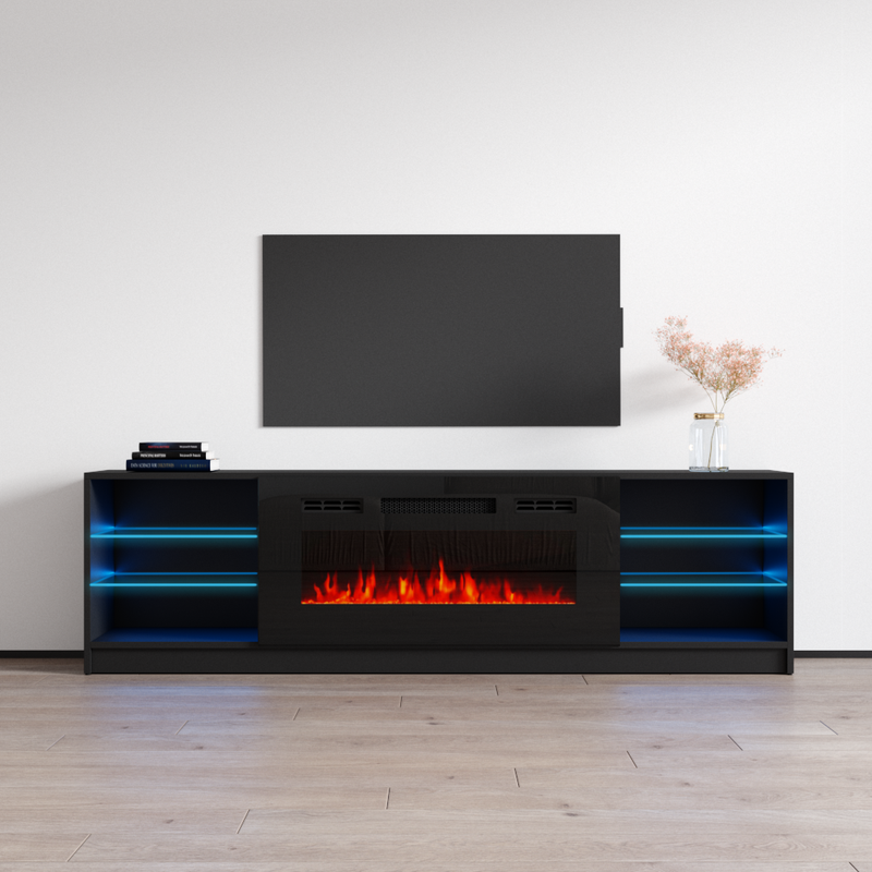 Boston 01 Fireplace TV Stand - Meble Furniture