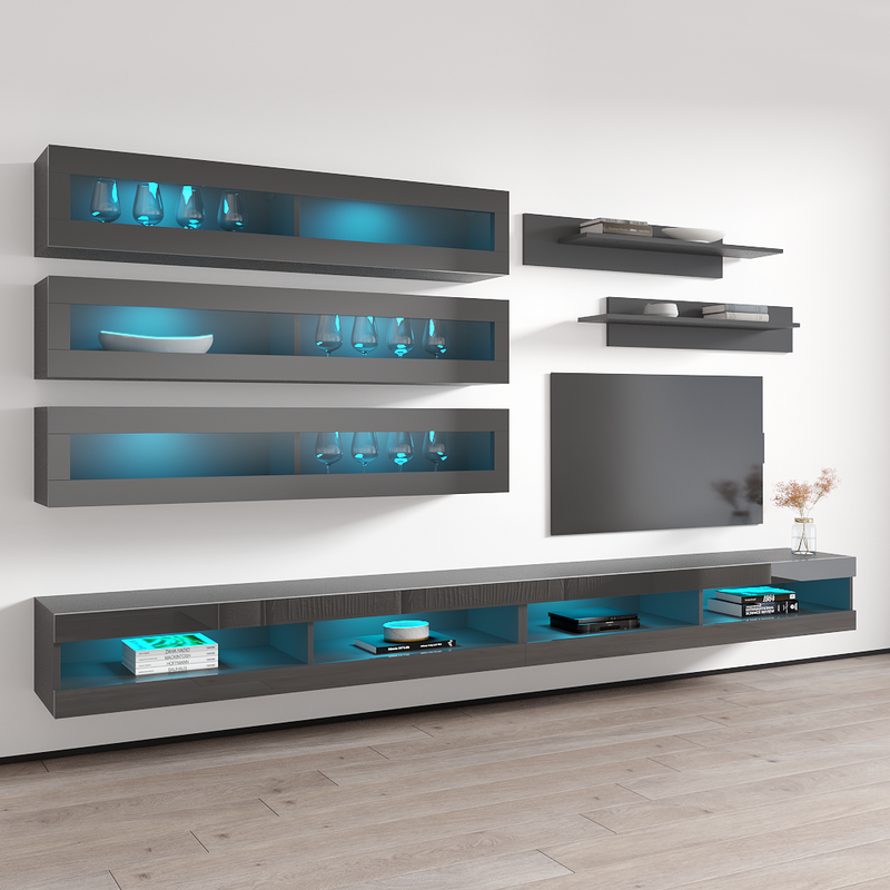 Fly J 34TV Floating Entertainment Center - Meble Furniture