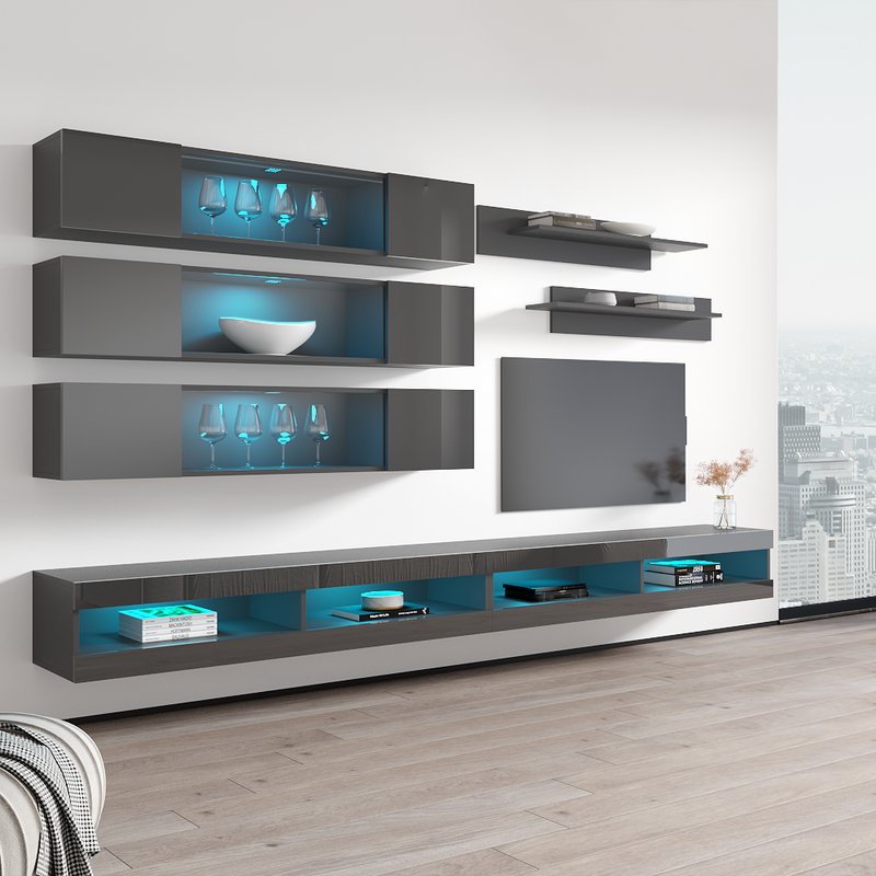 Fly J 34TV Floating Entertainment Center - Meble Furniture