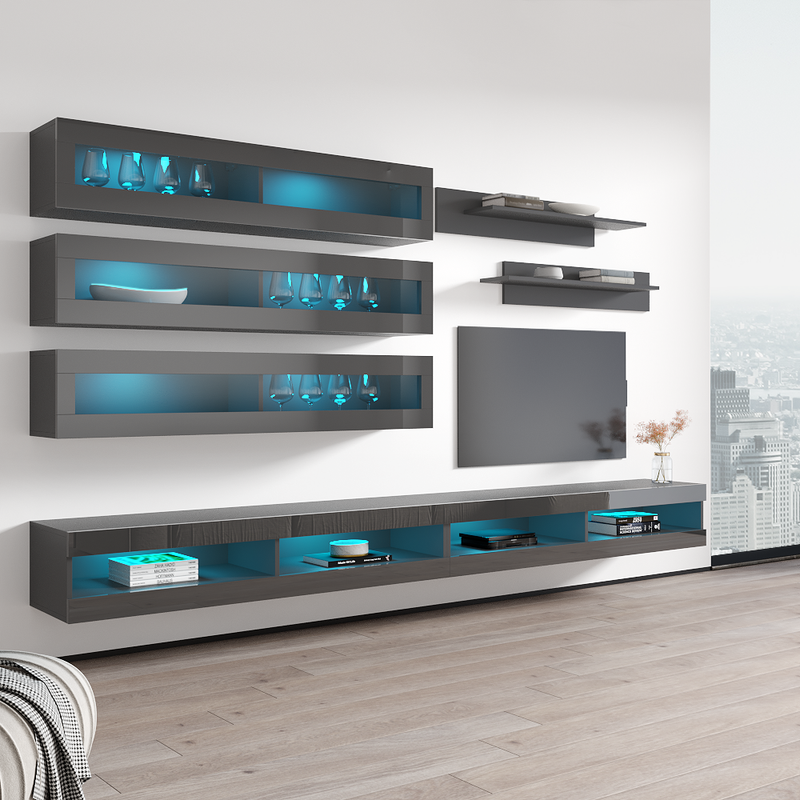 Fly J 34TV Floating Entertainment Center - Meble Furniture