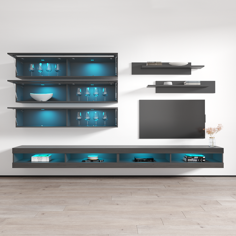 Fly J 34TV Floating Entertainment Center - Meble Furniture