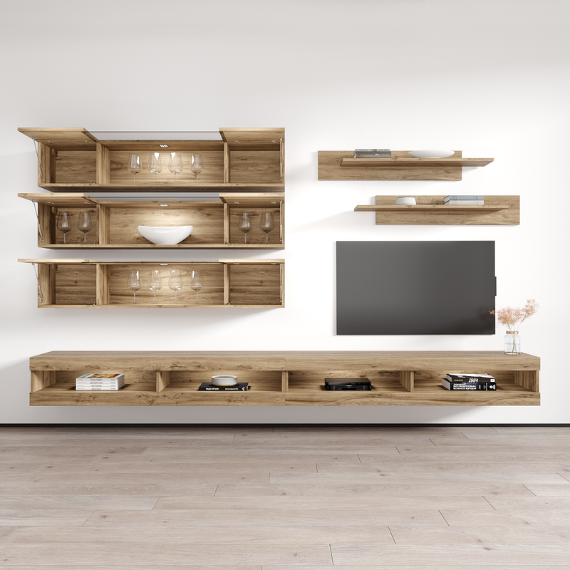 Fly J 34TV Floating Entertainment Center - Meble Furniture