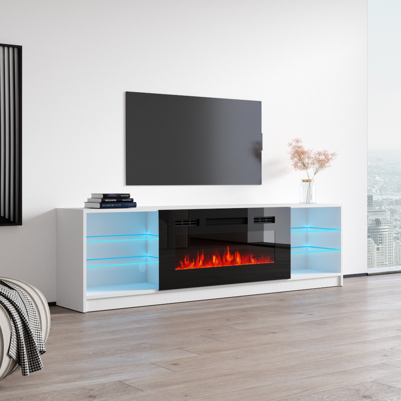 Boston 01 Fireplace TV Stand - Meble Furniture
