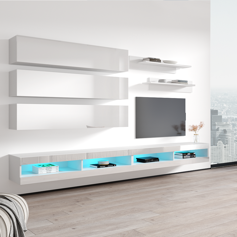 Fly J 34TV Floating Entertainment Center - Meble Furniture