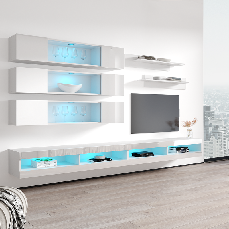 Fly J 34TV Floating Entertainment Center - Meble Furniture