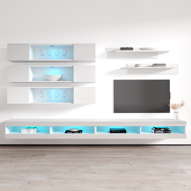 Fly J 34TV Floating Entertainment Center - Meble Furniture