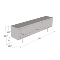 Maze BL-EF Fireplace TV Stand - Meble Furniture
