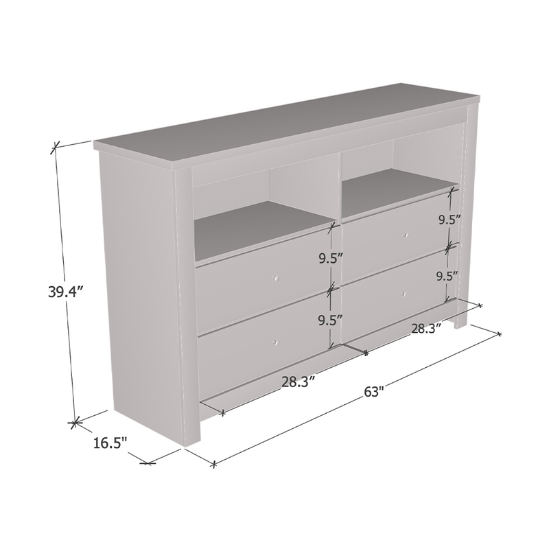 Kansas 4S Wide TV Stand - Meble Furniture