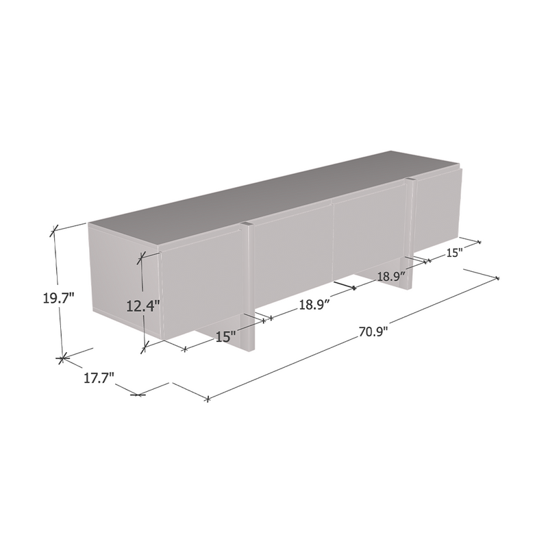 Kinzie 180 TV Stand - Meble Furniture