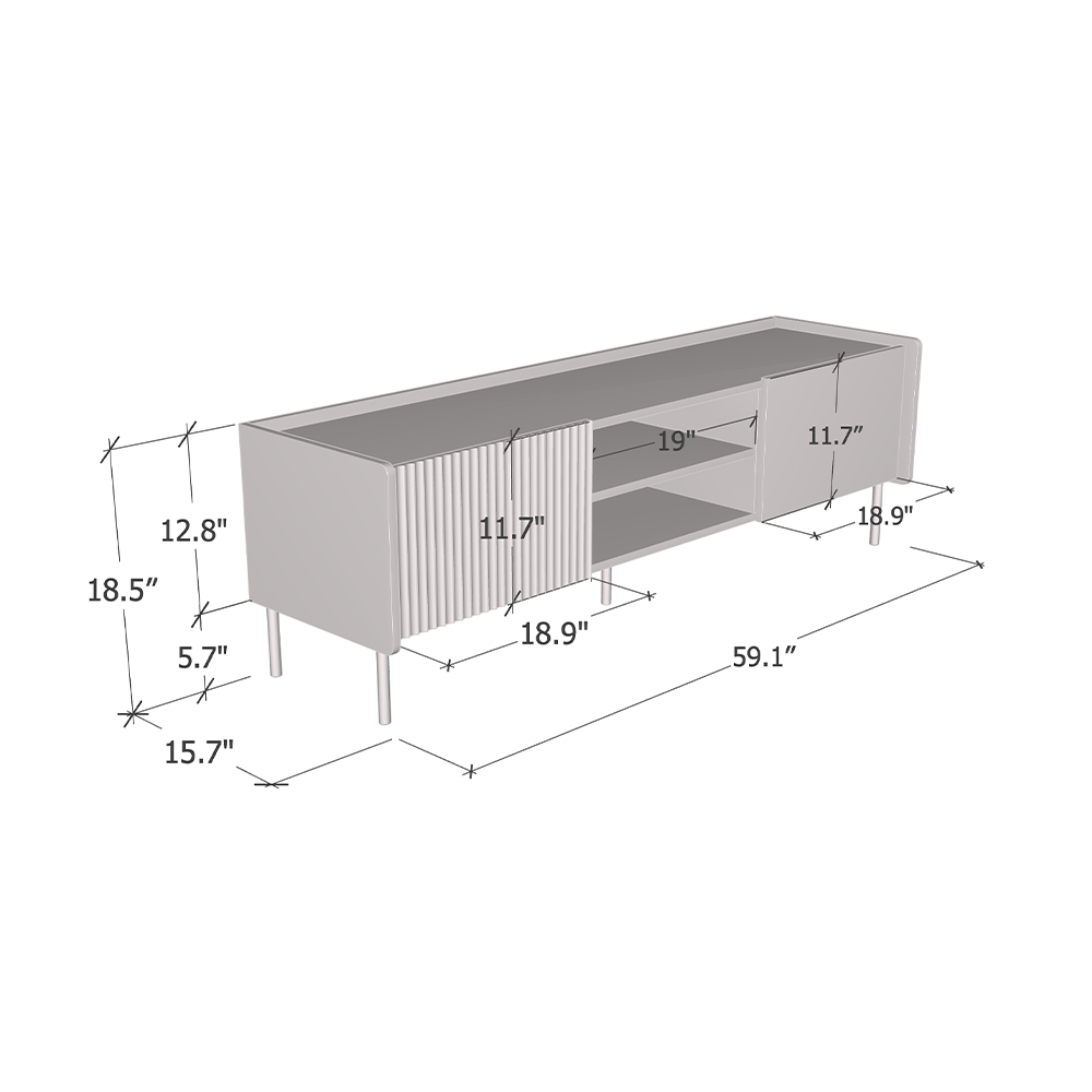 Brandy 2D TV Stand – Meble Furniture