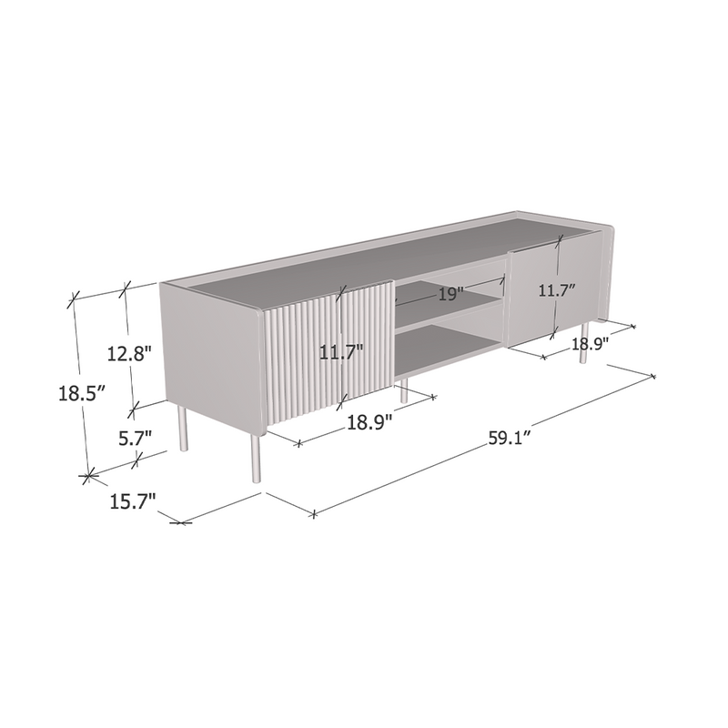 Brandy 2D TV Stand - Meble Furniture