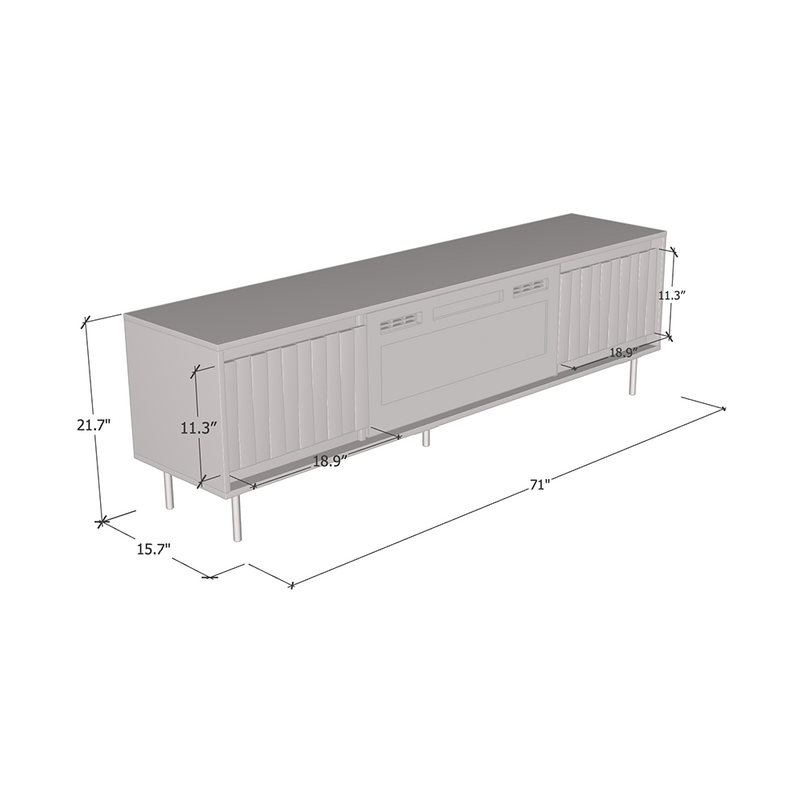 Swing 180 WH-EF TV Stand - Meble Furniture