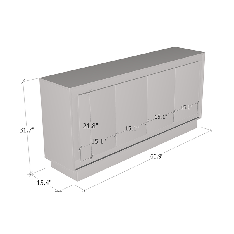 Weld 4D Sideboard - Meble Furniture