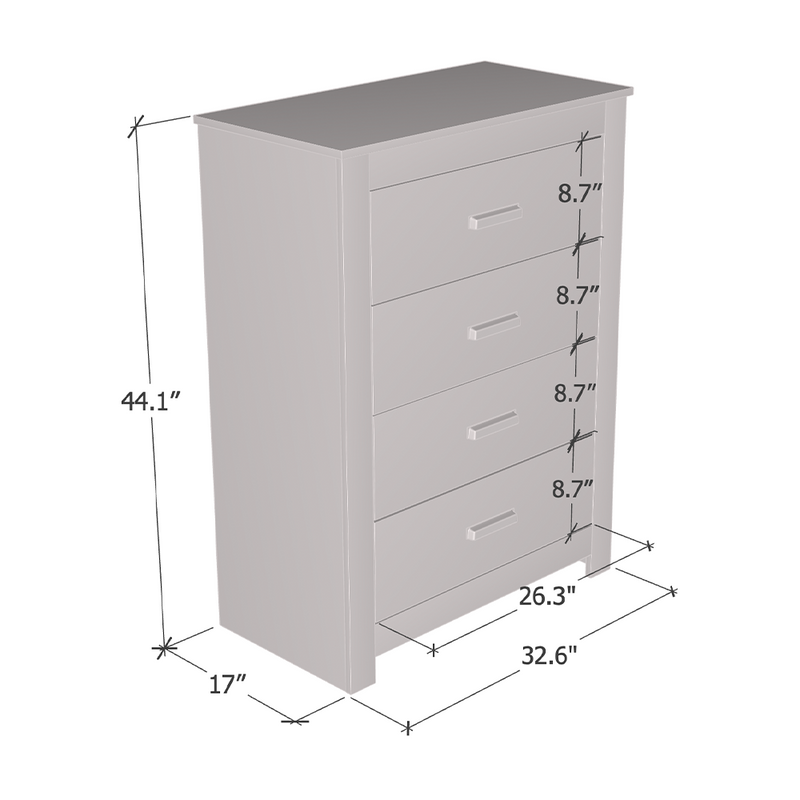 Atlanta 4S Dresser - Meble Furniture