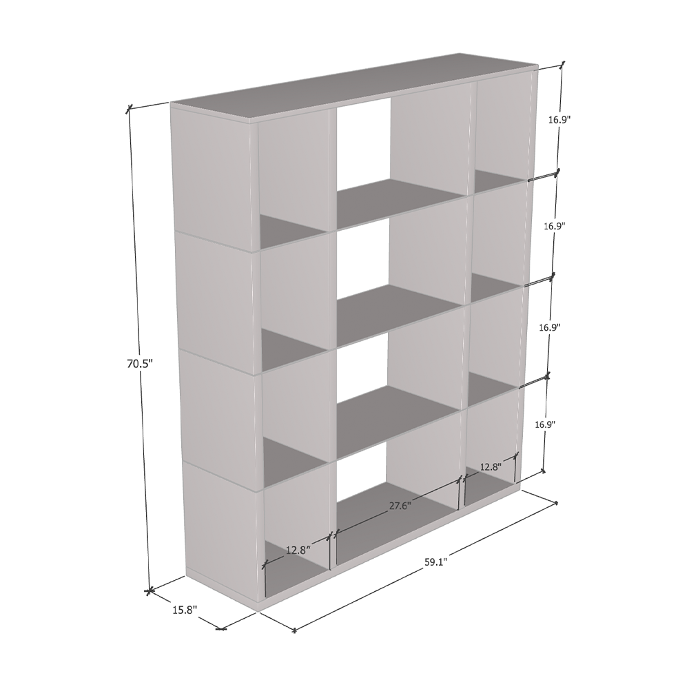 Napoli Bookcase - Meble Furniture