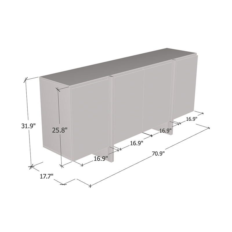 Kinzie 180 Sideboard - Meble Furniture