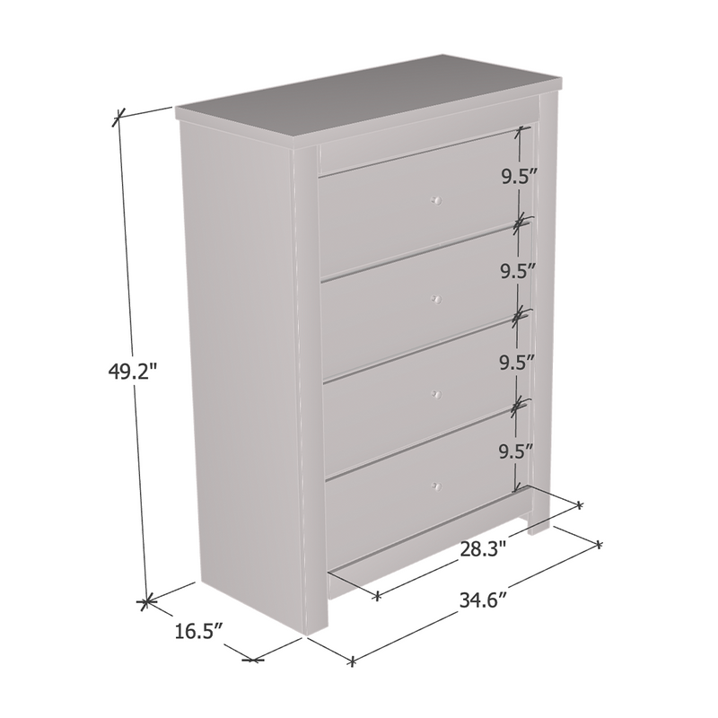Kansas 4S Dresser - Meble Furniture