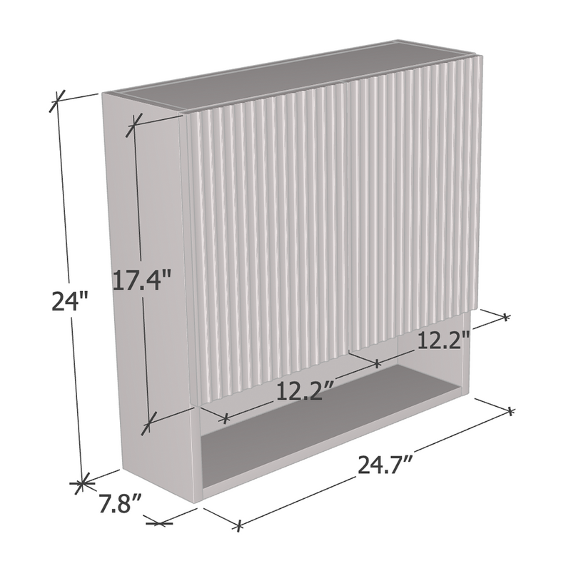 Nicole 2D Bathroom Cabinet - Meble Furniture