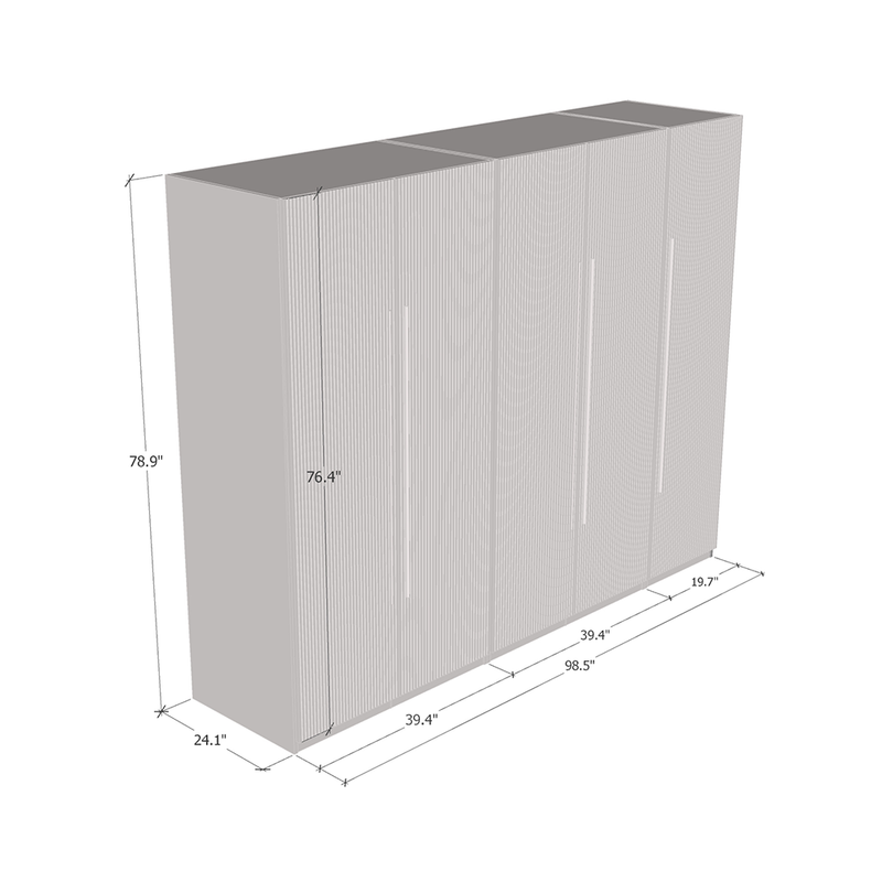 Adeline 2D2D1D Wardrobe - Meble Furniture