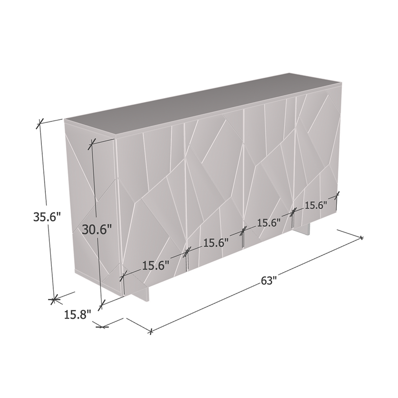 Niu 4D Sideboard - Meble Furniture