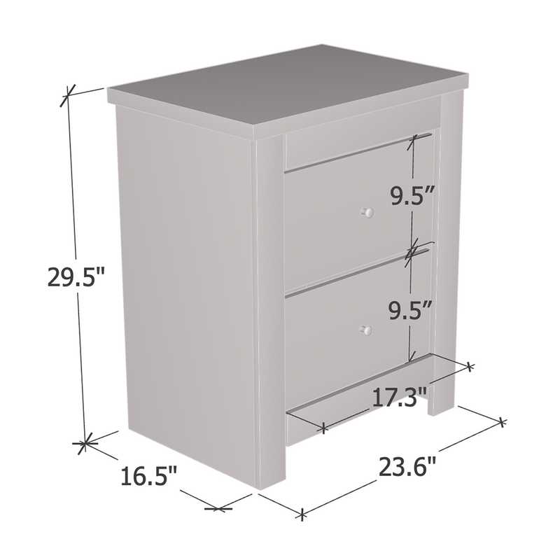 Kansas 2S Nightstand - Meble Furniture