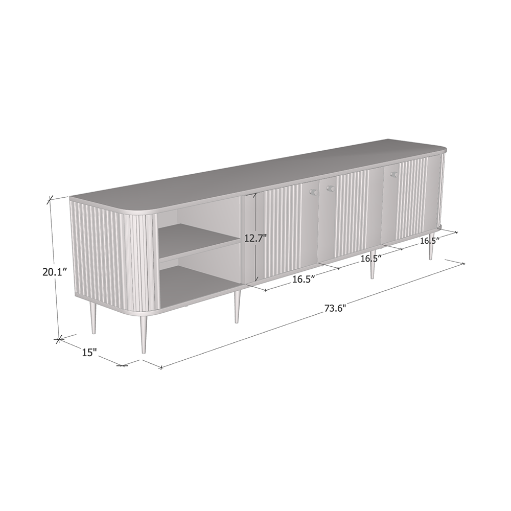 Elena 3D1W 187 TV Stand - Meble Furniture