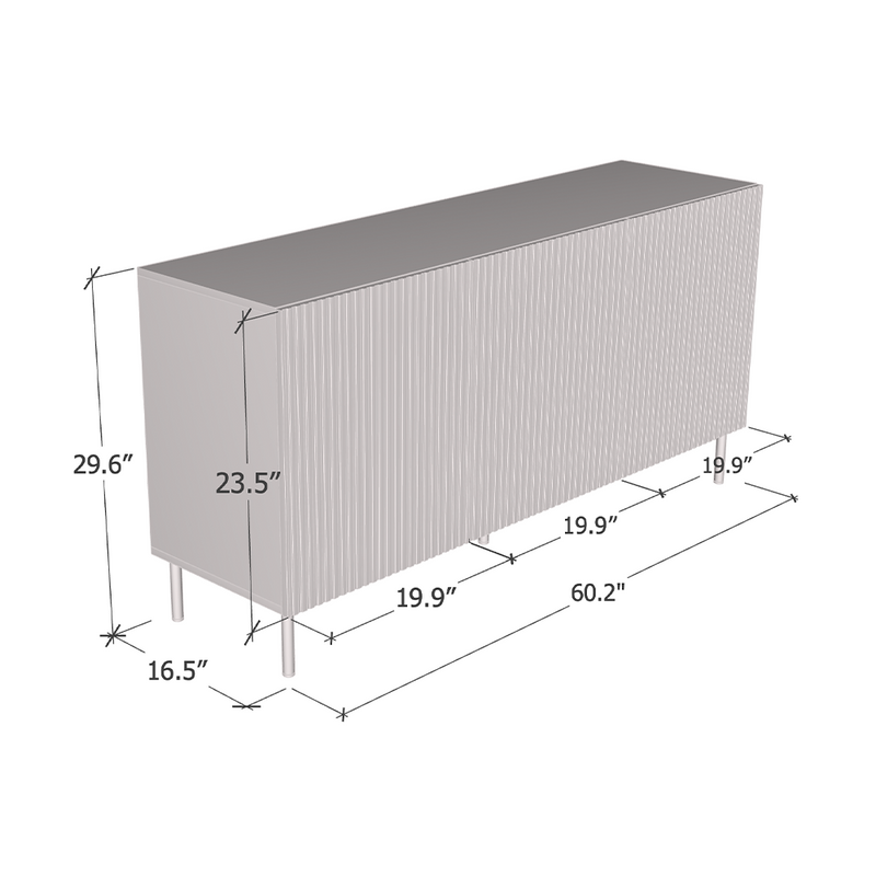 Pafos 3D-C Sideboard - Meble Furniture