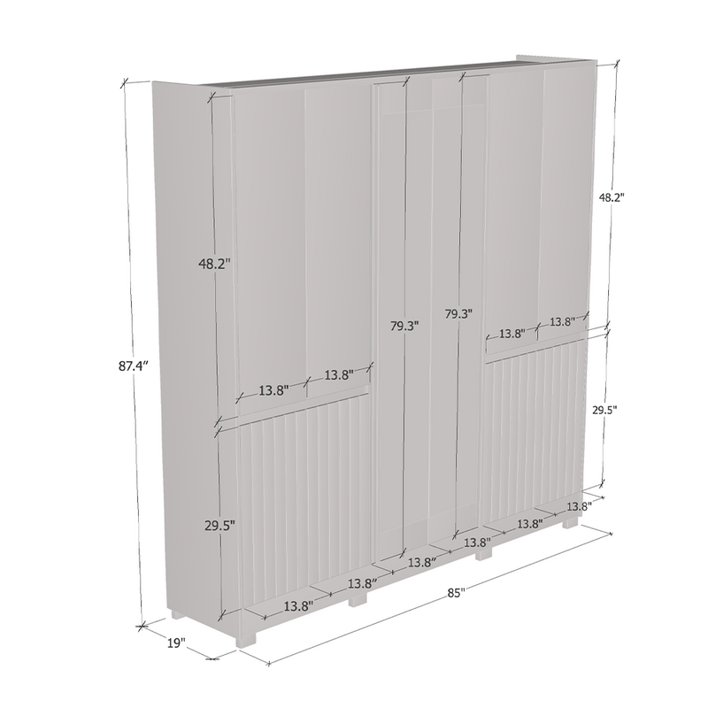 Alaska Wardrobe dimensions diagram