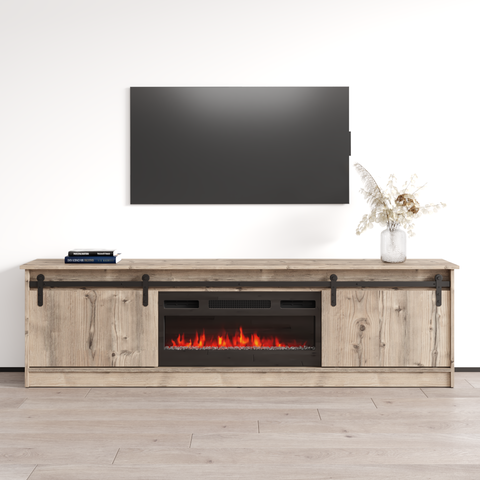 Fireplace tv stand for 85 inch tv hotsell