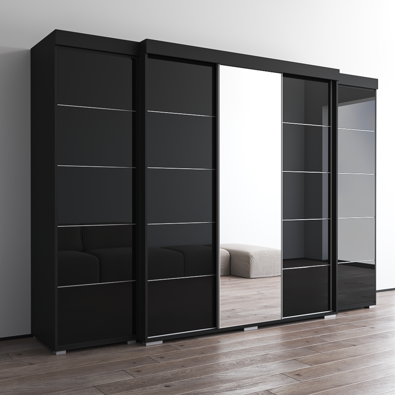 Aria 3D-EXEX Wardrobe with 1 Mirror - Meble Furniture