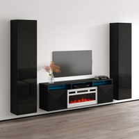 Giza WH-EF Floating Fireplace Entertainment Center - Meble Furniture