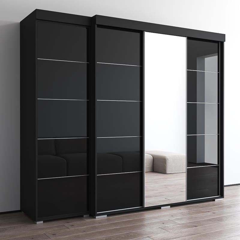 Aria 3D-EX Wardrobe with 1 Mirror - Meble Furniture