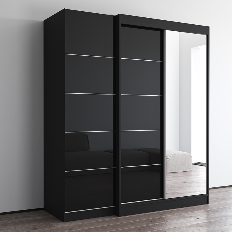 Aria 2D120-EX Wardrobe with 1 Mirror - Meble Furniture