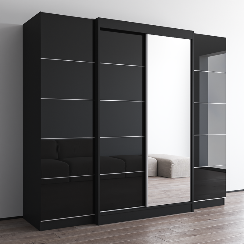 Aria 2D120-EXEX Wardrobe with 1 Mirror - Meble Furniture
