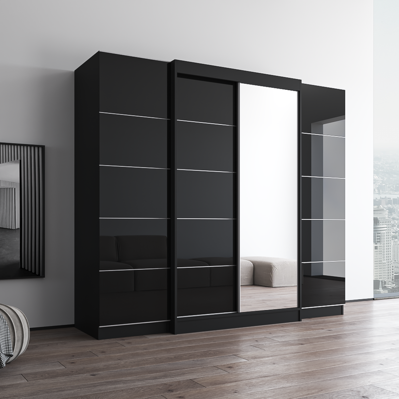 Aria 2D120-EXEX Wardrobe with 1 Mirror - Meble Furniture
