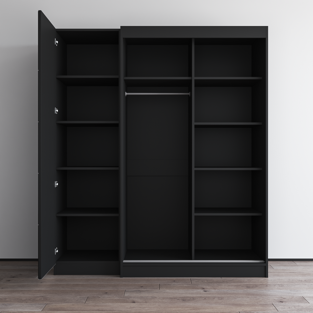 Aria 2D120-EX Wardrobe with 1 Mirror - Meble Furniture