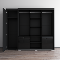 Monaco 3D-EX Wardrobe with 1 Mirror - Meble Furniture