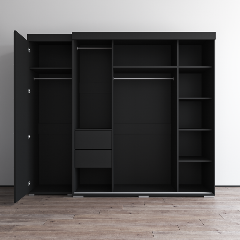 Aria 3D-EX Wardrobe with 1 Mirror - Meble Furniture