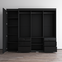 Monaco 3D-EX Wardrobe with 1 Mirror - Meble Furniture
