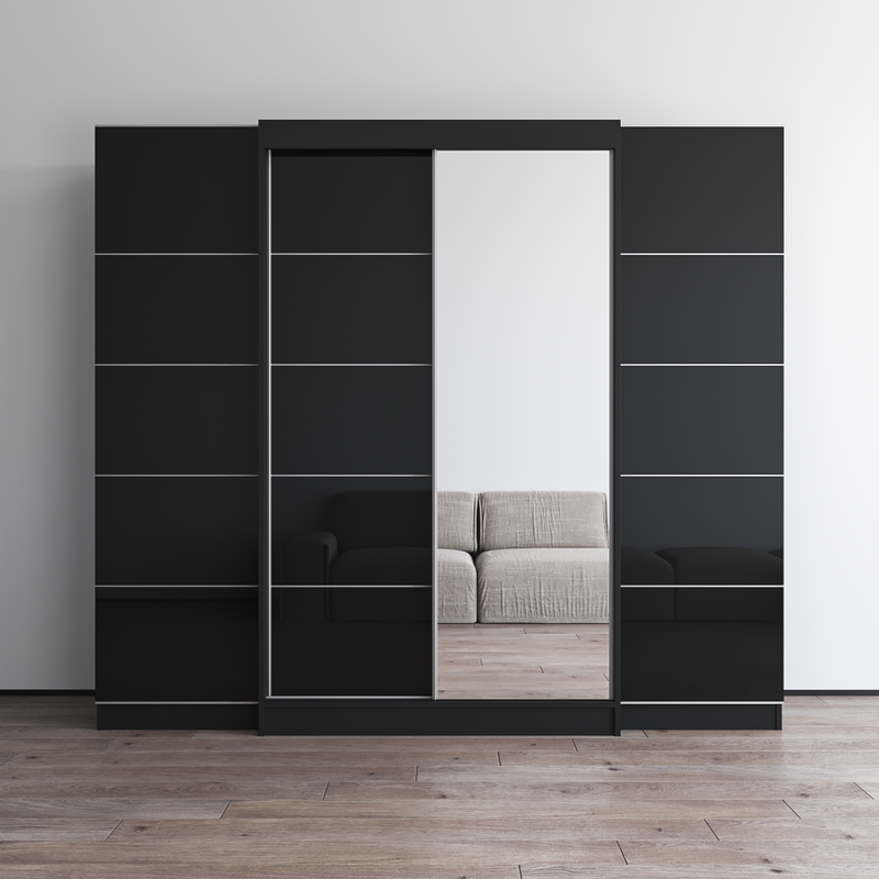 Aria 2D120-EXEX Wardrobe with 1 Mirror - Meble Furniture