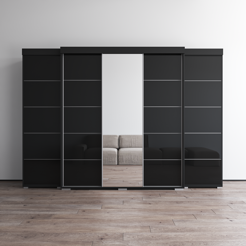 Aria 3D-EXEX Wardrobe with 1 Mirror - Meble Furniture