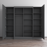 Aria 2D120-EXEX Wardrobe with 2 Mirrors - Meble Furniture
